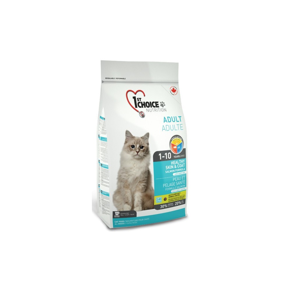 1st Choice Cat Healthy Skin & Coat 5,44 kg Trockenfutter für Katzen