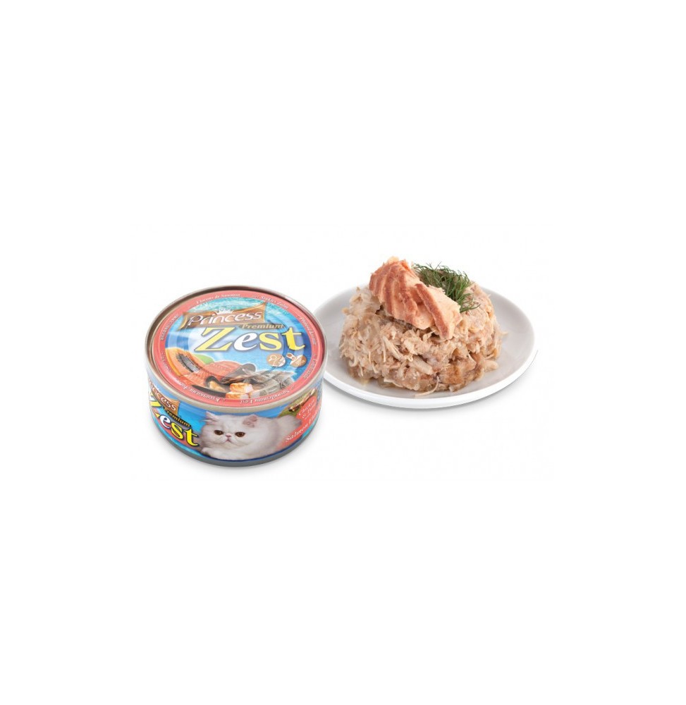 Princess Premium ZEST Chicken Tuna Salmon 170g wet cat food
