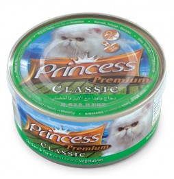 Princess Premium Kurczak Tuńczyk Warzywa 170g mokra karma dla kota