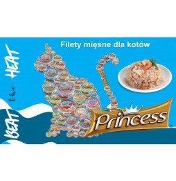 Princess Premium Kurczak Tuńczyk Ryż 70g mokra karma dla kota saszetka
