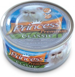 Princess Premium Tuna Chicken Mussels Baby 170g wet cat food