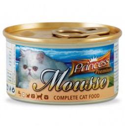 Princess Mousse Chicken & Turkey 85g wet food for cats