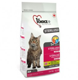 1st Choice Cat Sterilized BEZ ZBÓŻ 2,4kg sucha karma dla kota