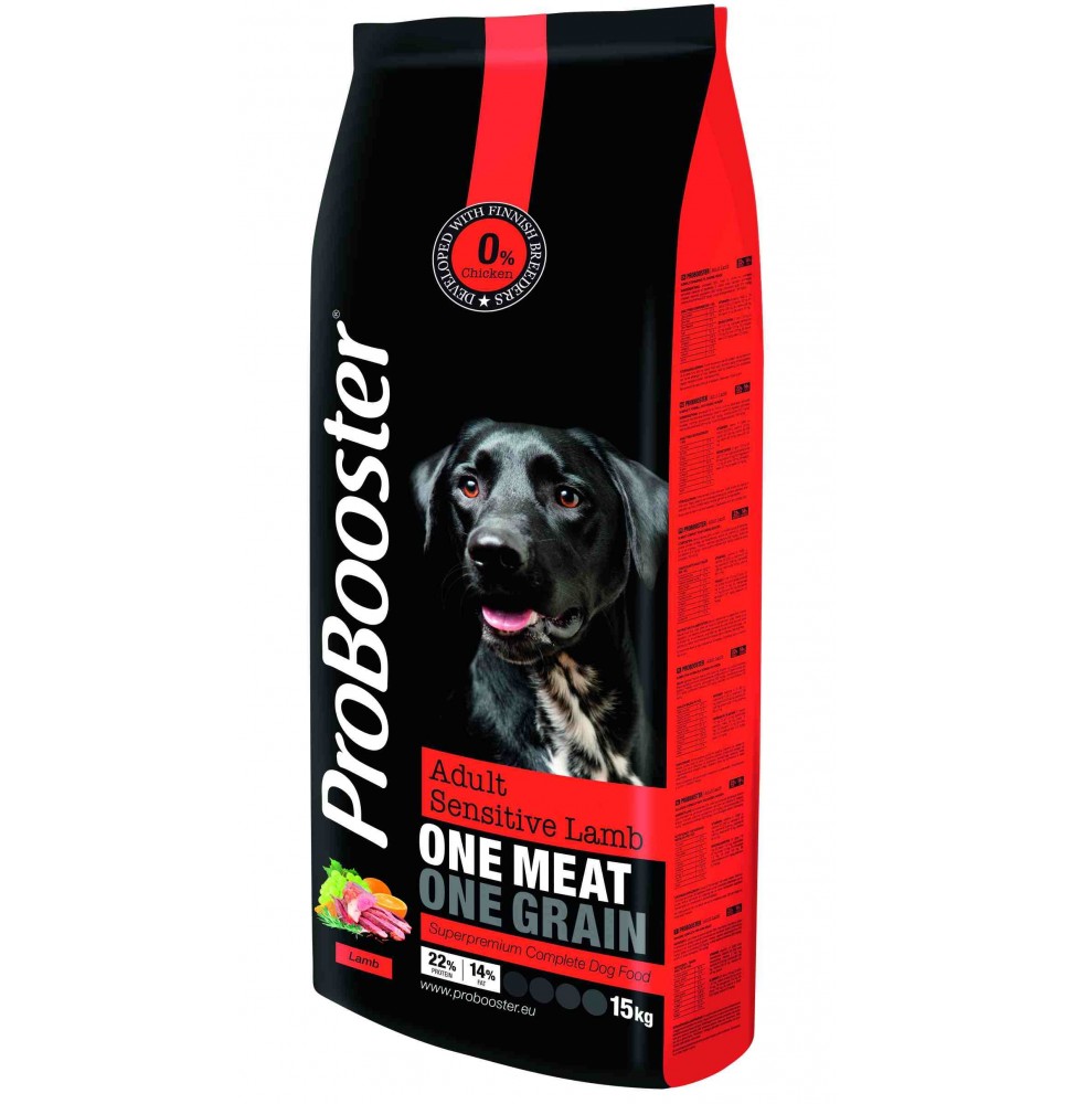 ProBooster Adult Sensitive Lamb 3kg Trockenfutter für Hunde