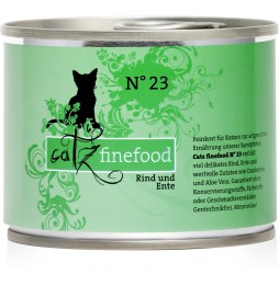 Catz finefood No.23 wołowina & kaczka 200g mokra karma dla kota