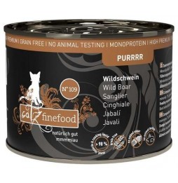 Catz finefood Purrrr No. 109 wild boar 200g grain-free wet cat food