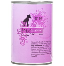 Dogz finefood No.10 lamb 400g wet dog food