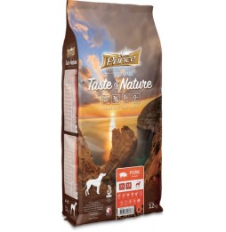 Suché bezobilné krmivo Prince Taste of Nature pro dospělé psy všech plemen s vepřovým masem 12 kg