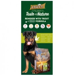 Корм для собак Prince Taste of Nature з оленями, фореллю та коноплями 4 кг