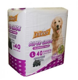 Prince lavender absorbing mats for puppies 60x90 40 pcs