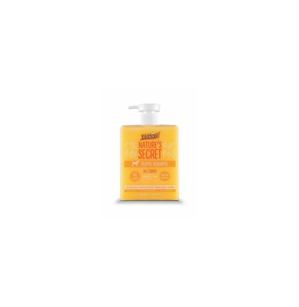 Prince Nature's Secret Shampoo für Welpen mit Kamille und Honig 500 ml