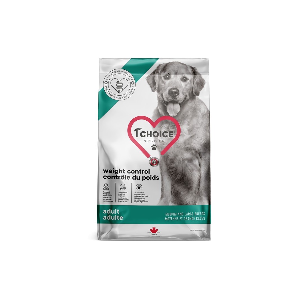 1st Choice Dog Adult Medium&Large Breeds weight control formula 10kg dry food for weight control