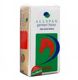Allspan German Horse Super ściółka podłoże dla węży, koni 24 kg