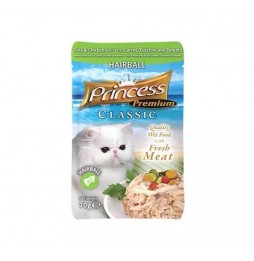Princess Premium Hairball Taurine 70g wet cat food sachet