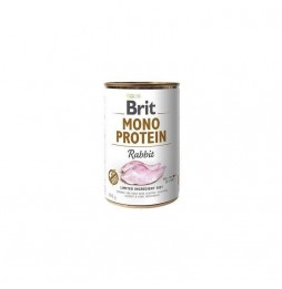Brit Mono Protein rabbit 400g wet dog food with rabbit