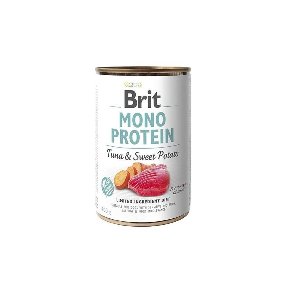Brit Mono Protein Tuna Potato 400g wet dog food with tuna