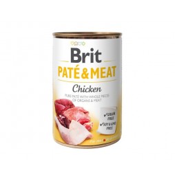 Brit Pate&Meat Chicken 400g Wet food for dogs