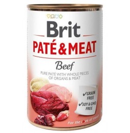 Brit Pate&Meat Beef 800g Wet food for dogs