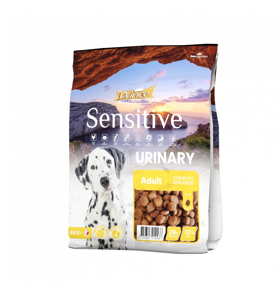 Prince Sensitive Urinary 4 kg Trockenfutter für Hunde