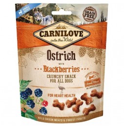 Carnilove Dog Snack Ostrich with Blackberries 200g delicacy for dogs