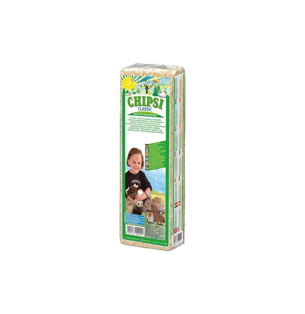 Cats Best Chipsi Classic 15l, (weight 1.0 kg) litter for rodents