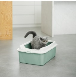 Rotho ECO BONNIE cat litter box color: black/sand