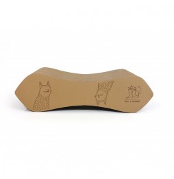 Cardboard cat scratcher, medium size