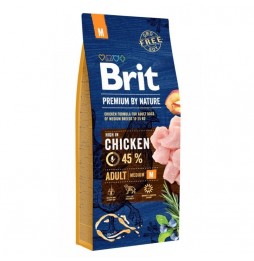 Brit Premium By Nature M adult 15 kg dry dog food