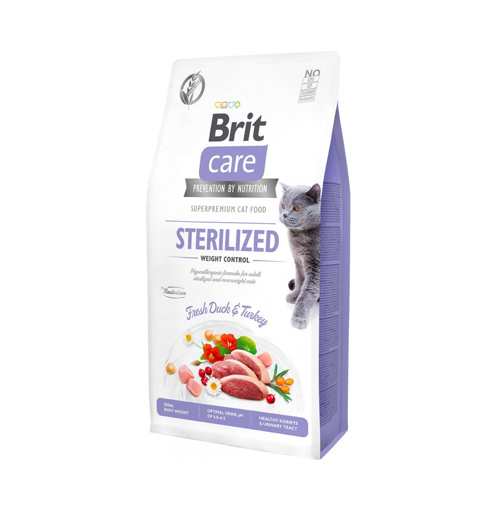 BRIT CARE CAT STERILIZED WEIGHT 2kg dry cat food