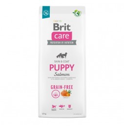 BRIT CARE DOG GRAIN-FREE PUPPY SALMON 12kg dry food for puppies