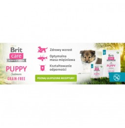 BRIT CARE DOG GRAIN-FREE PUPPY SALMON 12kg dry food for puppies