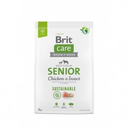 BRIT CARE DOG SUSTAINABLE SENIOR CHICKEN INSECT 3kg