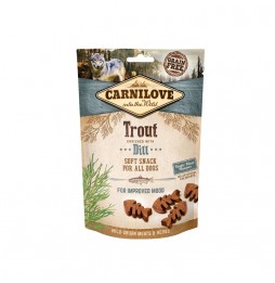 BRIT CARNILOVE SNACK DOG TROUT+DILL 200g