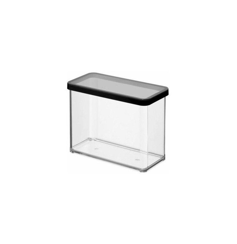 Rotho High container 2.1 l LOFT transparent/black