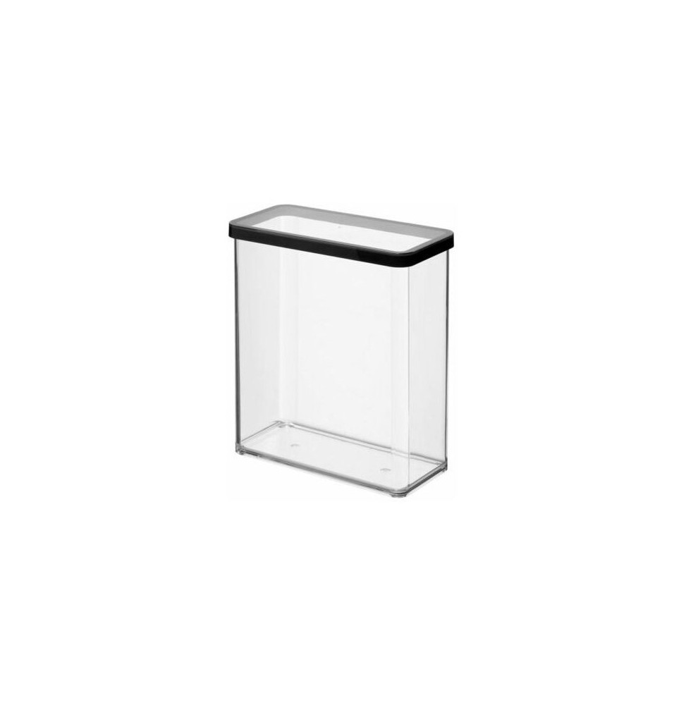 Rotho High container 3.2 l LOFT transparent/black