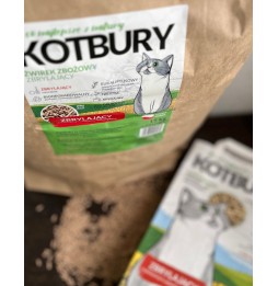 KotBury klumpendes Eukalyptusstreu 15 kg für Katzen