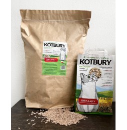 KotBury clumping grain eucalyptus litter 15 kg for cats