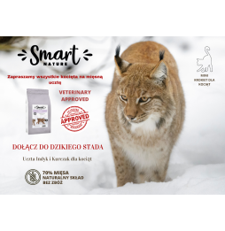 Smart Nature Kitten Healthy Start 70% Meat 300g Veterinary approved, karma dla kociąt bez zbóż, DHA, tauryna, żurawina, Omega 3