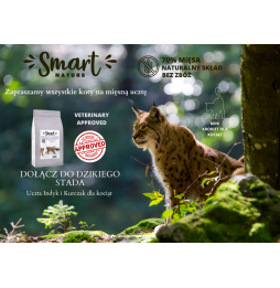Smart Nature Kitten Healthy Start 70 % Fleisch 300 g Veterinär zugelassenes, getreidefreies Kätzchenfutter, DHA, Taurin,