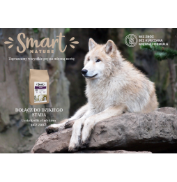 Smart Nature Dog Sensitive Rabbit 2kg grain-free food for dogs of all breeds, without chicken, 50% rabbit and turkey meat