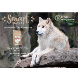 Smart Nature Dog Skin Coat Fish 12kg grain-free food, 50% salmon and trout fish meat for all dogs, no chicken