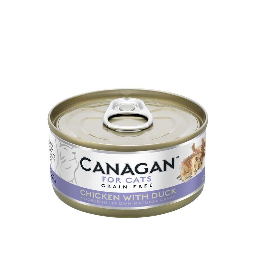 Canagan Cat Chicken with Duck 75g Wet food for cats with chicken and duck in its own sauce