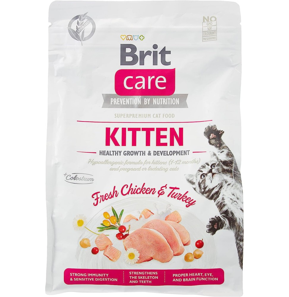 Brit Care Cat Grain Free Kitten 2 kg sucha karma dla kociąt
