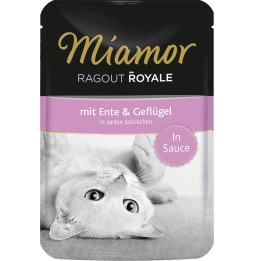 Miamor Ragout Royale Kaczka z kurczakiem 100g mokra karma w sosie dla kotów