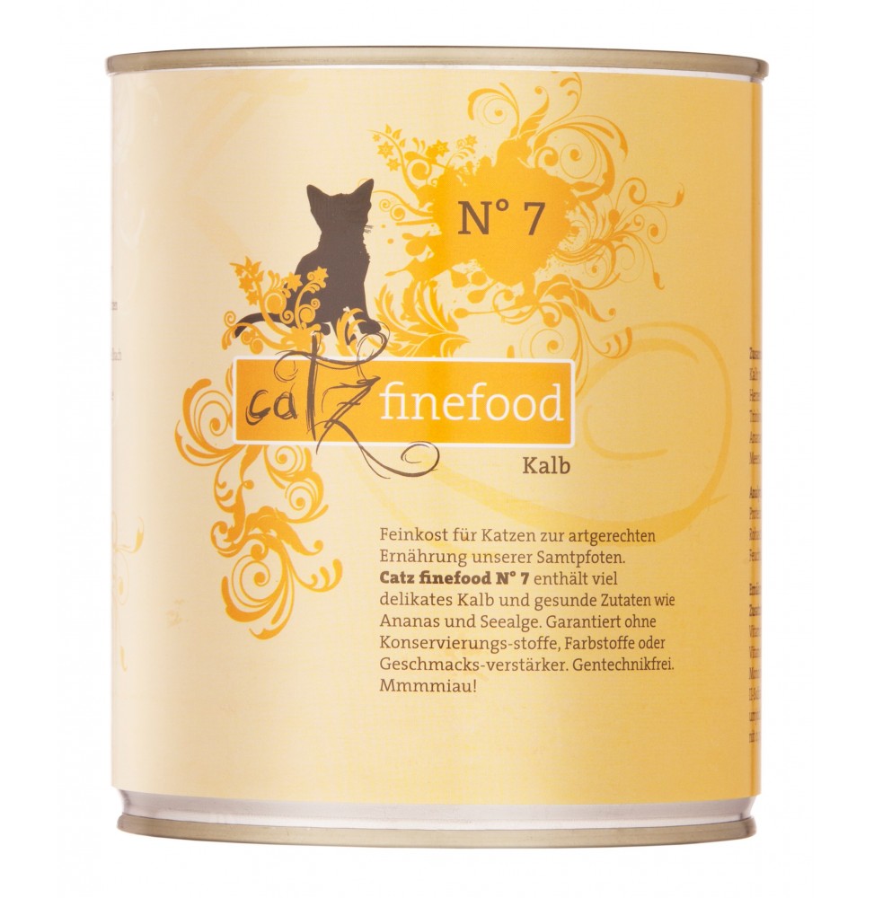 Catz finefood No.7 beef & veal 800g wet cat food